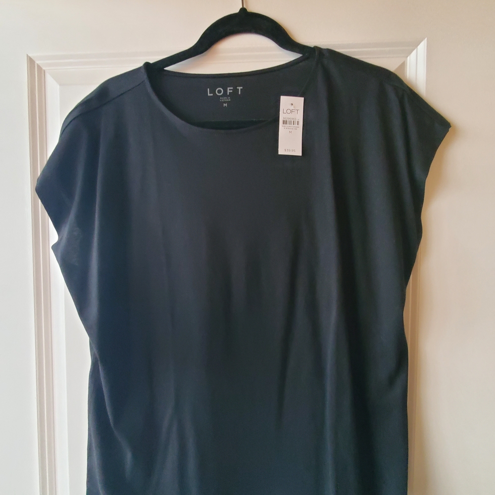 LOFT Women's Elegant Black Blouse